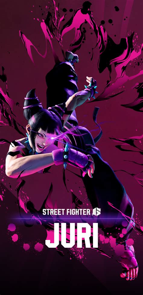 Street Fighter 6 - Juri Wallpaper - Cat with Monocle