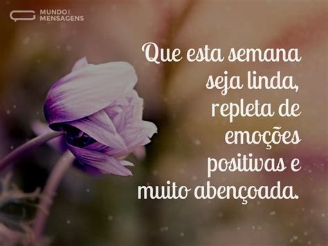 Que A Semana Seja Abençoada - Mensagens de Semana Abençoada - Mundo das Mensagens