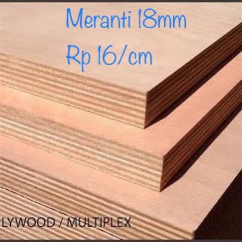 jual multiplek meranti mm costume ukuran plywood triplek multi kayu
