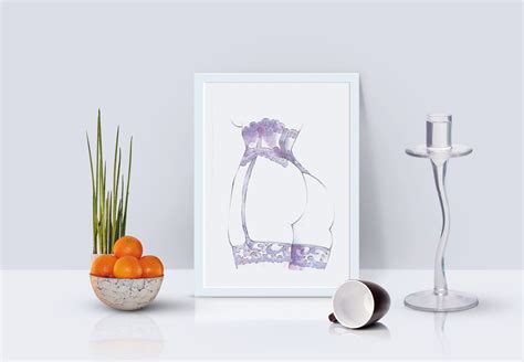 Erotic Artwork Lingerie, Original, Handmade, Unique Draing 15x21cm - Etsy