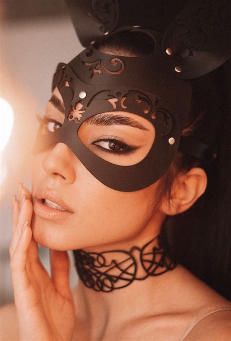 Openwork leather choker, BDSM choker, black choker, Kinky Pa - Inspire ...