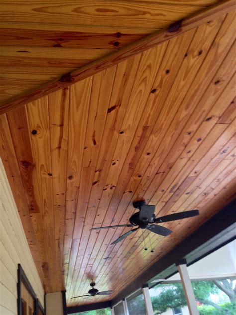 Outdoor Tongue And Groove Pine Ceiling - Goimages Point