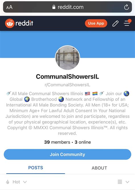 Join Our New International All Male Bonding Society r/CommunalShowersIL