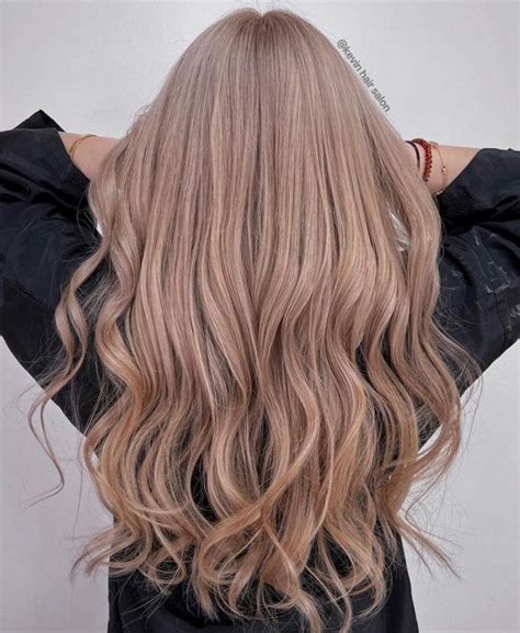 milk tea hair colour ideas styles champagne milk tea