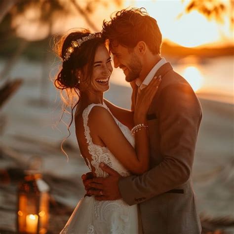 beach wedding setup image   stockcake