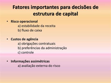 A Estrutura Do Capital Demonstra A Dependência Financeira Da Empresa