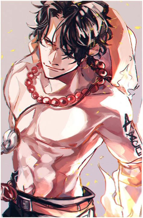 Pin de saheshi shoo en opbk | Ace puño de fuego, Anime novios, One piece