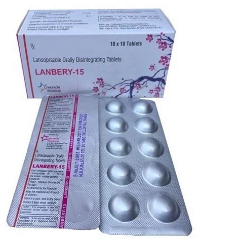 LANBERY-15 Lansoprazole Tablet-15, Prescription, Rs 750 /box | ID ...