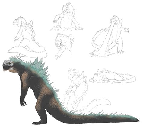 Done by ArtistBibi on Twitter, this '98 Zilla redesign would be perfect