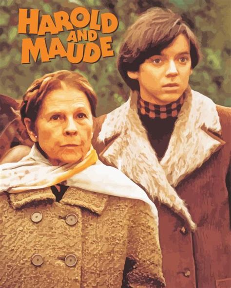 Vintage Harold And Maude Poster Paint By Numbers - Numeral Paint Kit