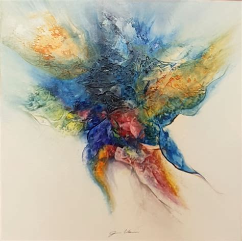 Gisela Ueberall 'Supernova' Buy Colourful Art - No Naked Walls