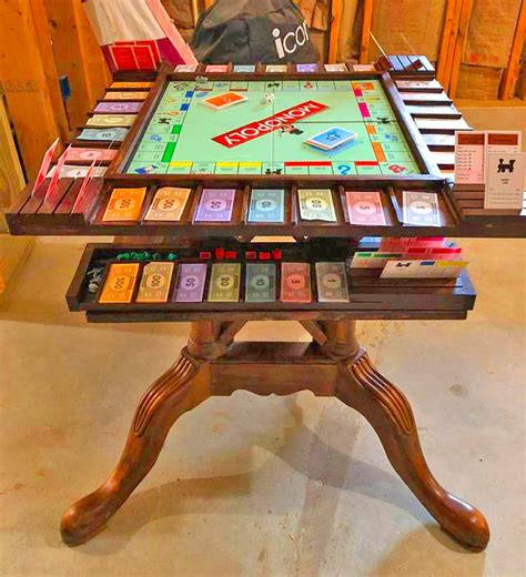 This Custom Wooden Monopoly Table Is The Ultimate Way To Play Monopoly