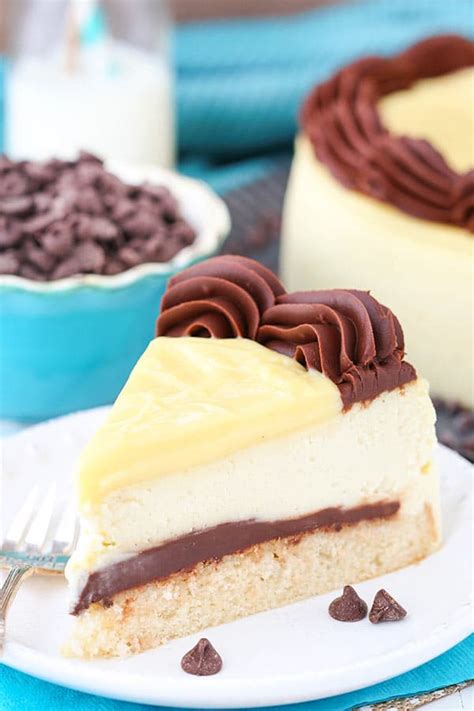 Boston Cream Pie Cheesecake Recipe