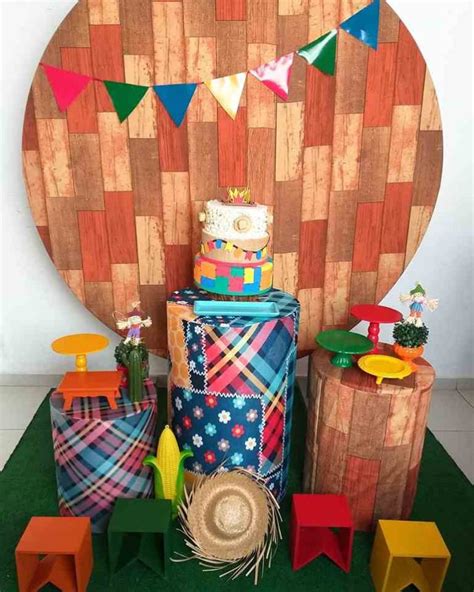 Criativo Painel Festa Junina - Painel de Festa Junina: ideias e modelos criativos para sua decoração