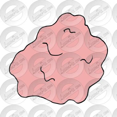 Chewed Gum Picture for Classroom / Therapy Use - Great Chewed Gum Clipart
