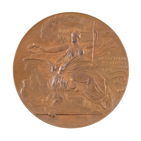 Athens 1896 Olympics Bronze Participation Medal | RR Auction