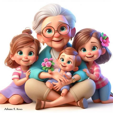 Solve Jej ukochane wnuki jigsaw puzzle online with 121 pieces
