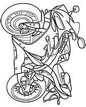 Motorbikes coloring pages motorcycles