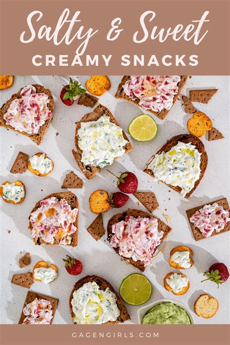 salty sweet creamy snacks gagen girls