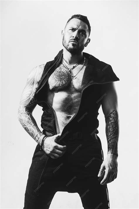 Premium Photo | Shirtless athletic naked guy fashion male model in studio