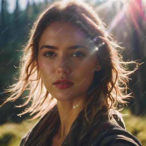 Premium AI Image | Natural light leaks effect overlays bright sun