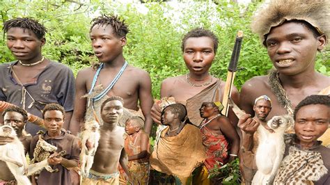 HADZABE TRIBE HUNTERS SIMPLE SHORT DOCUMENTARY: Hadzabe living in the ...