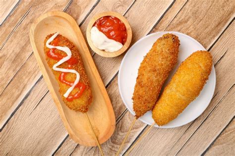 Корейский хот-дог – простой и вкусный рецепт, как приготовить пошагово