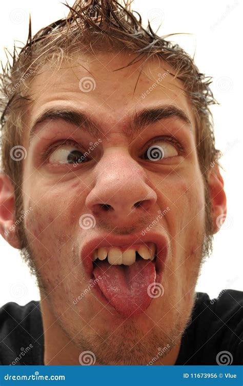 Crazy Wacky Ugly Man Royalty-Free Stock Image | CartoonDealer.com #11673970