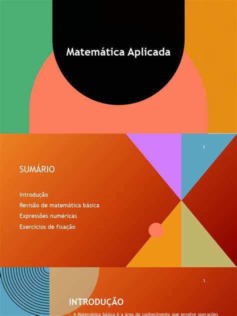 O Que É Matematica Aplicada - Aula 1 - Matemática Aplicada - PUBLICAR | PDF | Números | Número real