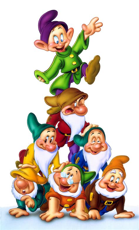 Disney Snow White's dwarfs. Back in the day’s before computers, I did