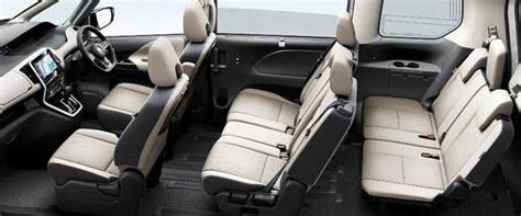 New Nissan Serena Highway Star Interior colors, Full variation of seat colours selection