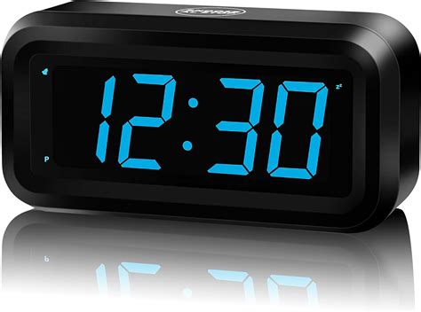 kwanwa alarm clock digital clock constantly  led blue digits