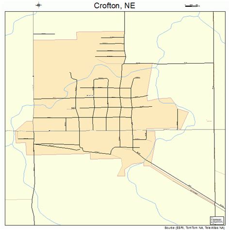 crofton nebraska street map