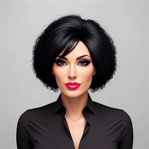 Black hair girl - Arthub.ai
