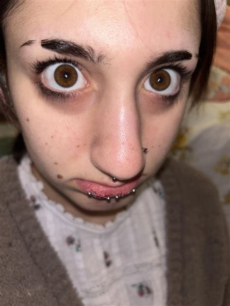 double horizontal labret     rselfpiercing