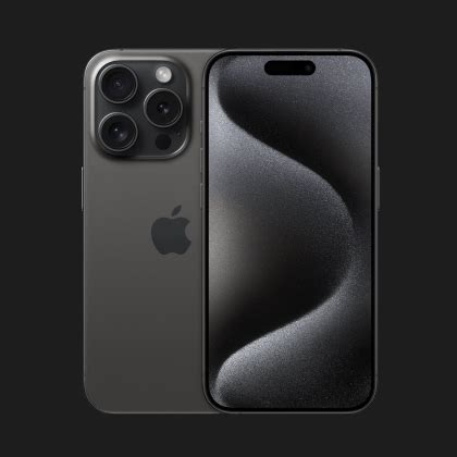 Купити Apple iPhone 15 Pro 1TB (Black Titanium) — ціни ⚡, відгуки ⚡ ...