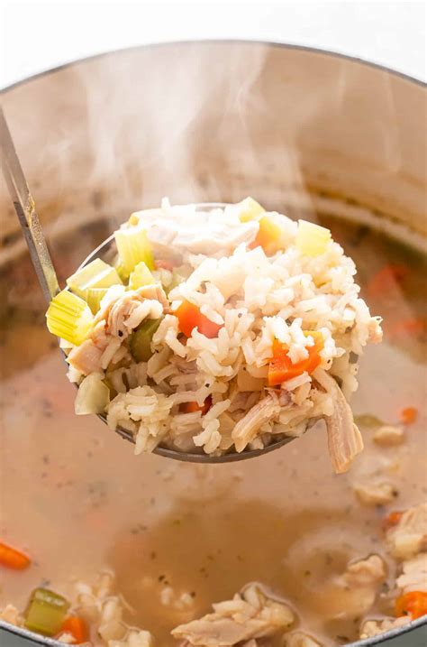 Chicken and Rice Soup - Recipe Runner