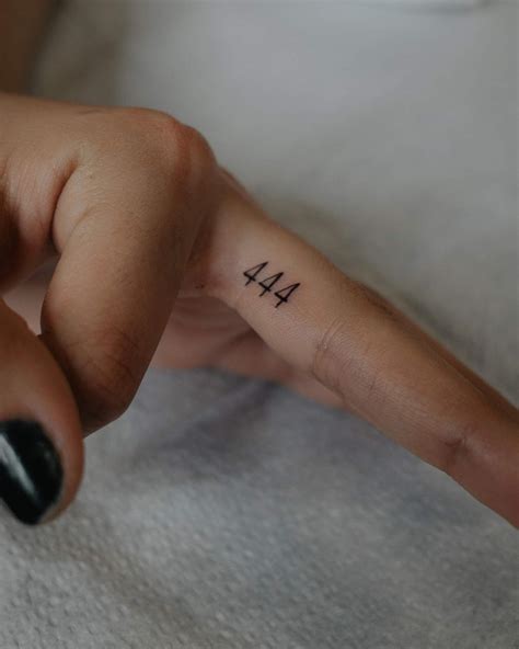 21 Lucky 444 Tattoo - Small Tattoos & Ideas