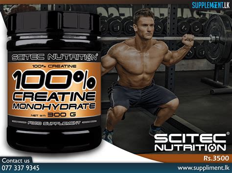 Scitec nutrition creatine 300g - Supplement.lk