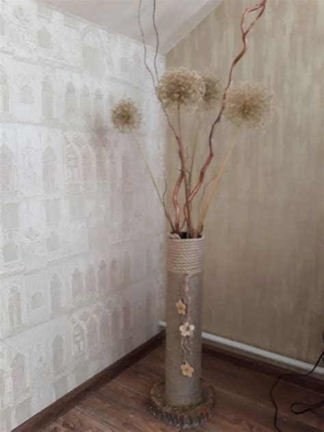 Пластиковая труба, веревка и немного фантазии. | Home decor, Decor, Vase