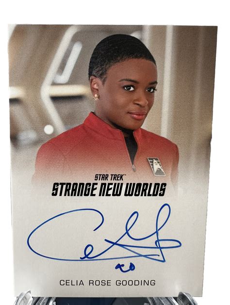Star Trek Strange New Worlds Season 1 Autograph Celia Rose Gooding | eBay