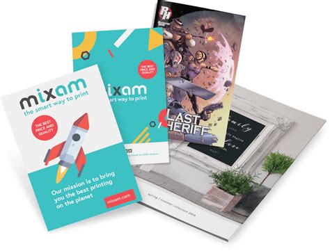 printed samples paper product packs mixam print