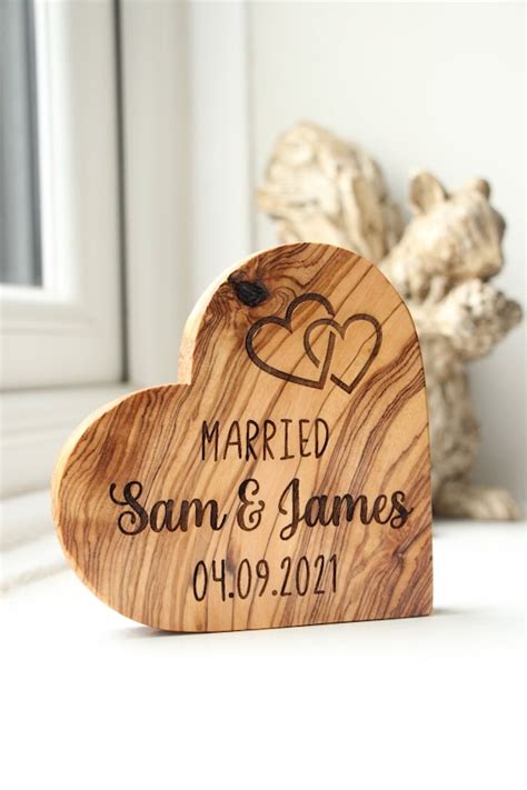 Personalised 'married' Wedding Gift Just Married - Etsy