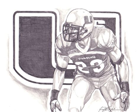 how to draw a football player realistic