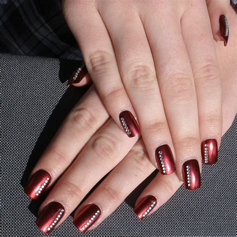 Nail Art Designs Burgundy at Katie Eliott blog