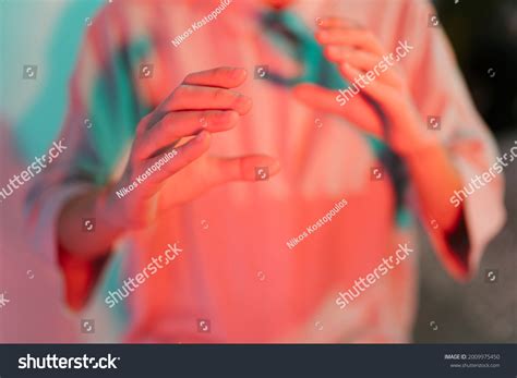 sign language gesture meaning communication stock photo