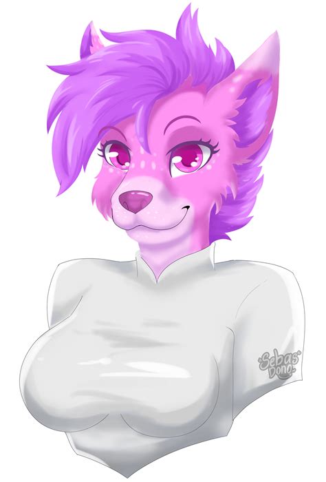 Pink furry by sebasdono on DeviantArt