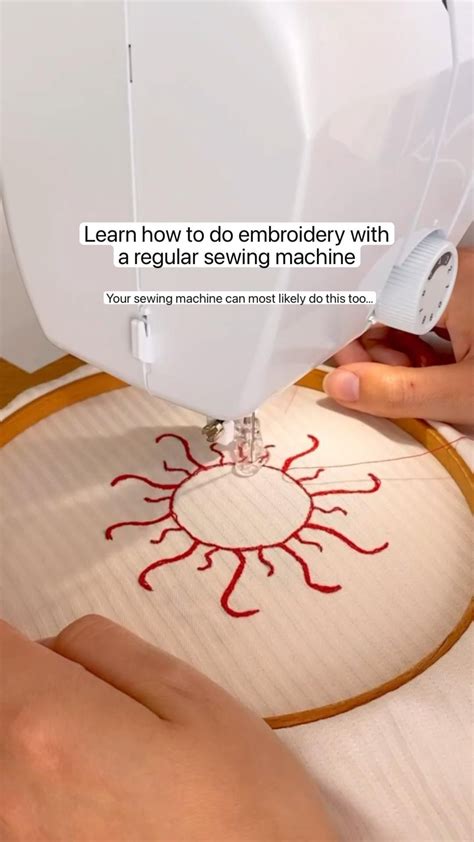 Learn how to do embroidery with a regular sewing machine – Artofit