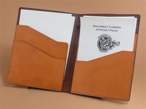 Leather Presentation Folder