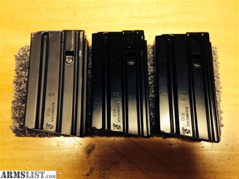 ARMSLIST - For Sale: 450 Bushmaster Magazines